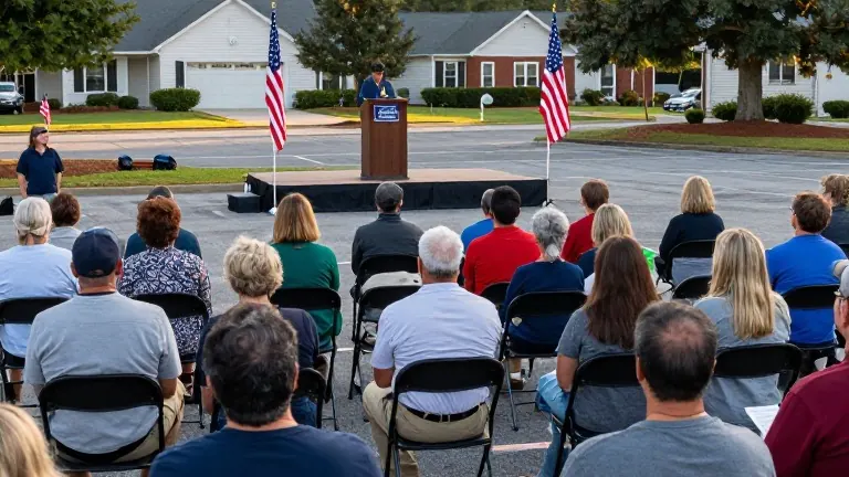 Illustration for: Jackson and Bottoms Make Campaign Stops in Paulding and Alpharetta